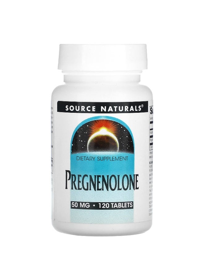 Source Naturals, Pregnenolone, 50 mg, 120 Tablets