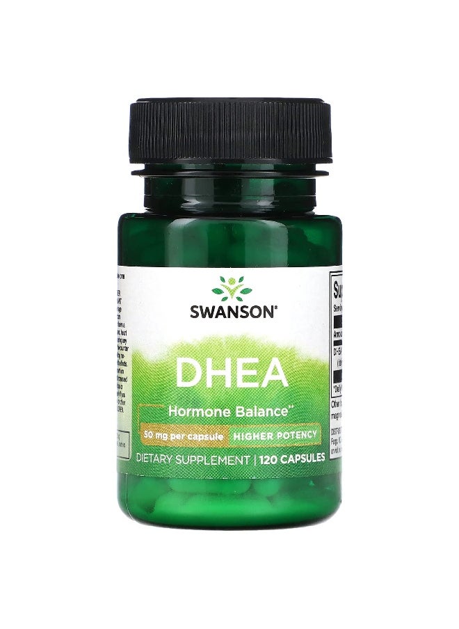 Swanson, DHEA, 50 mg , 120 Capsules