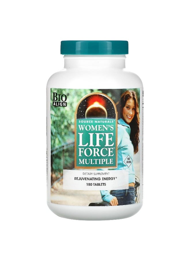 Source Naturals, Women's Life Force Multiple, No Iron, 180 Tablets