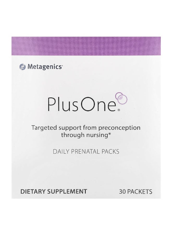 Metagenics, Plus One®, Daily Prenatal Packs, 30 Packets