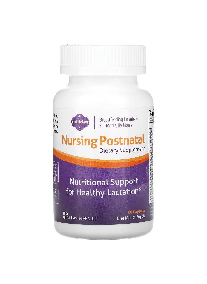 Fairhaven Health, Milkies, Nursing Postnatal , 60 Capsules