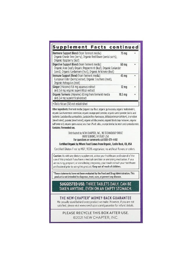 New Chapter, Women's 40+ Advanced Multivitamin, 96 Vegetarian Tablets