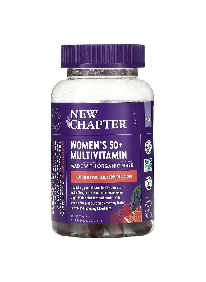 New Chapter, Women's 50+ Multivitamin, Berry Citrus, 90 Gummies