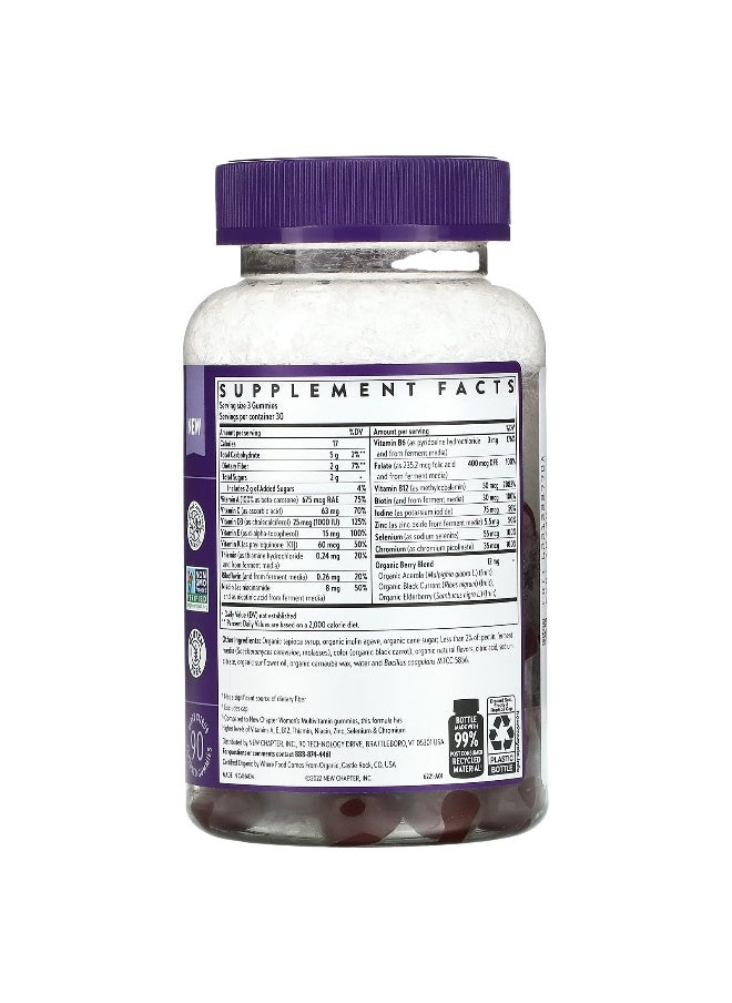 New Chapter, Women's 50+ Multivitamin, Berry Citrus, 90 Gummies