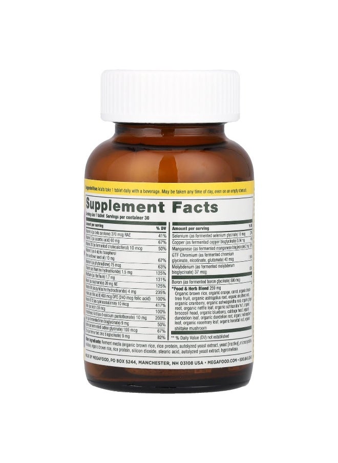 MegaFood, Women’s One Daily Multivitamin, 30 Tablets