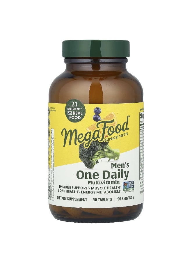 MegaFood, Men's One Daily Multivitamin, 90 Tablets