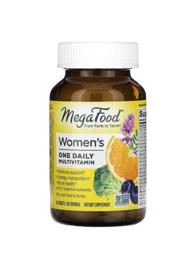 MegaFood, Women’s One Daily Multivitamins, 60 Tablets