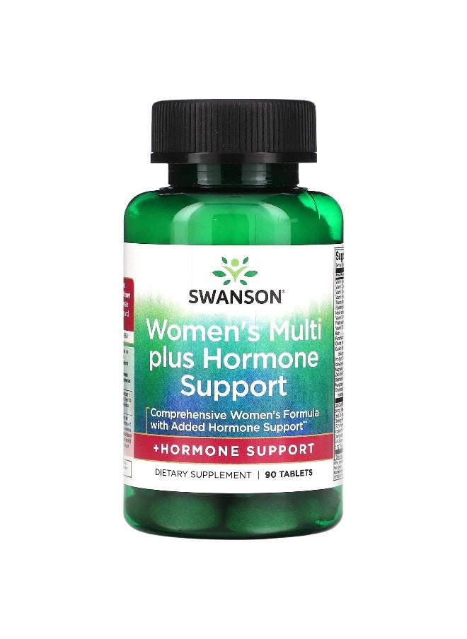 Swanson, Women's Multi Plus Hormone Support, 90 Tablets