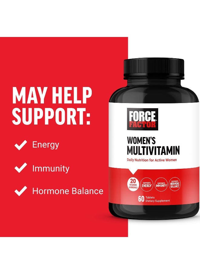 Force Factor, Women's Multivitamin, 60 Tablets