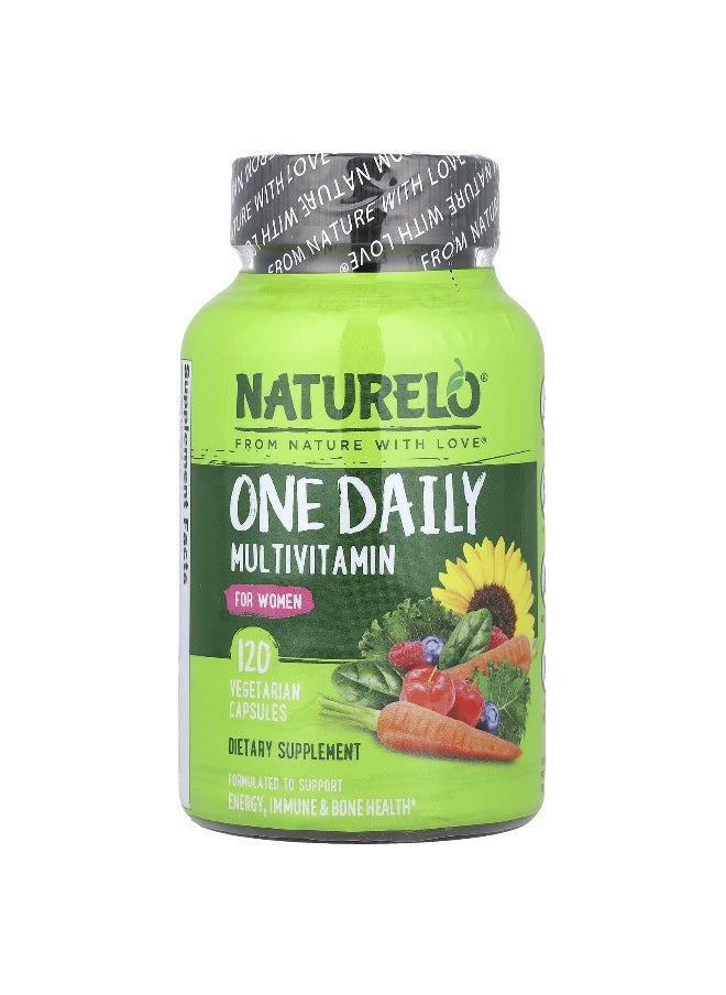 NATURELO, One Daily Multivitamin, For Women, 120 Vegetarian Capsules