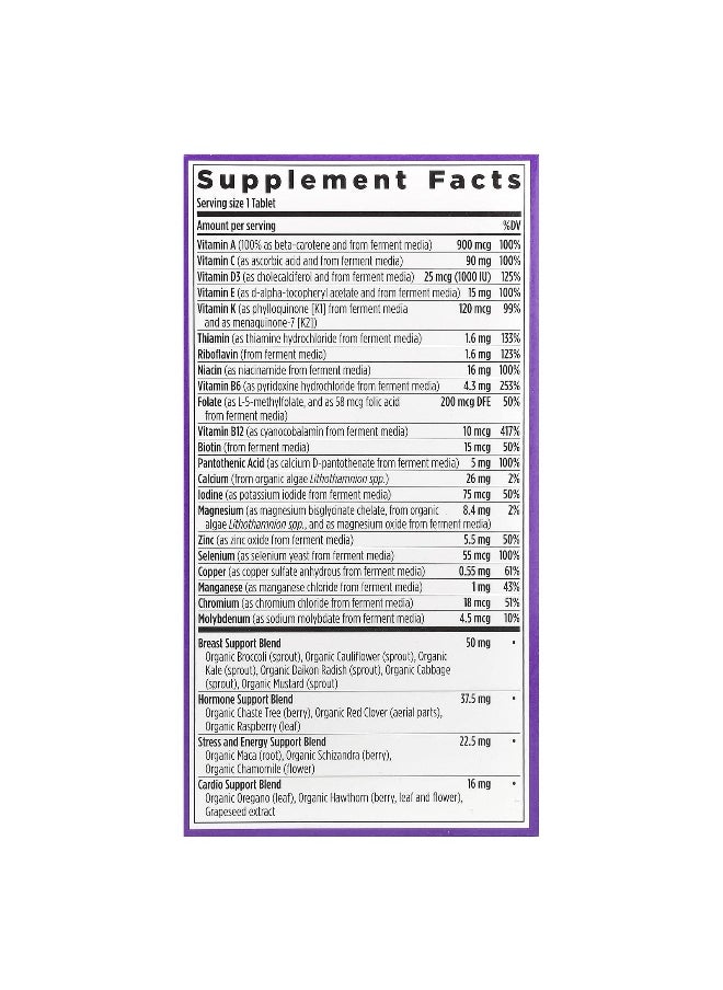 New Chapter, One Daily Every Woman's™ Multivitamin 40+, 72 Vegetarian Tablets