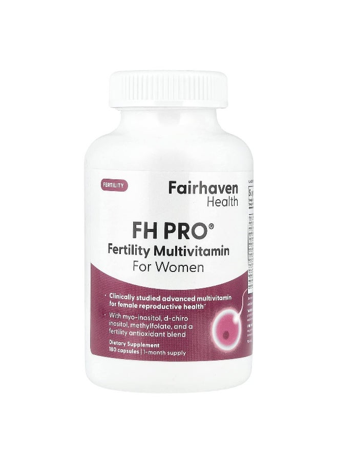 Fairhaven Health, FH Pro® for Women, Fertility Multivitamin , 180 Capsules