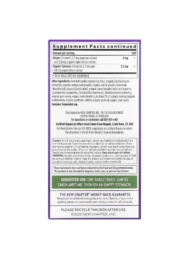 New Chapter, One Daily Every Woman's™ Multivitamin, 96 Vegetarian Tablets