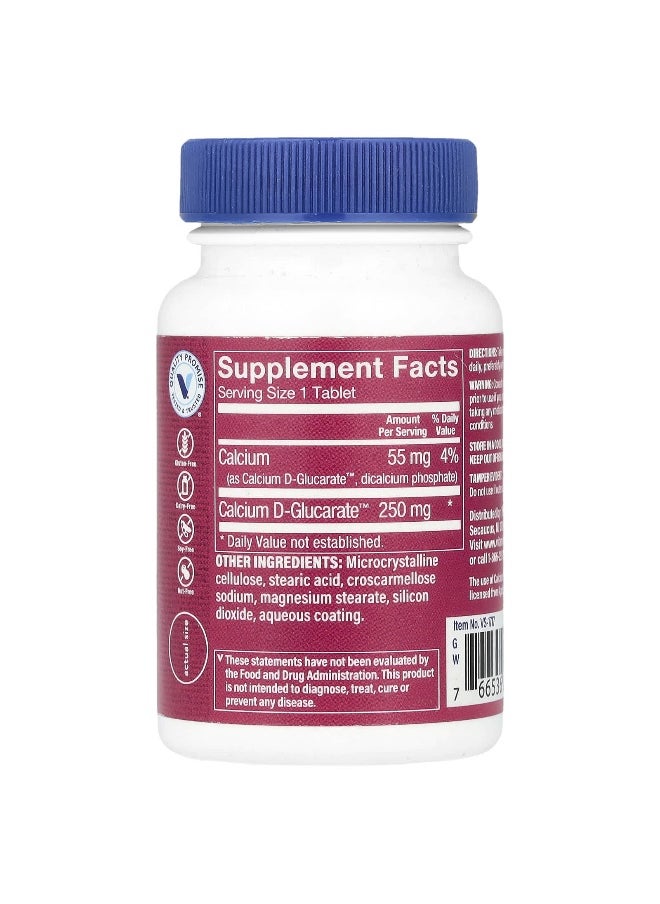 The Vitamin Shoppe, Women's Calcium D-Glucarate™, 250 mg, 60 Tablets