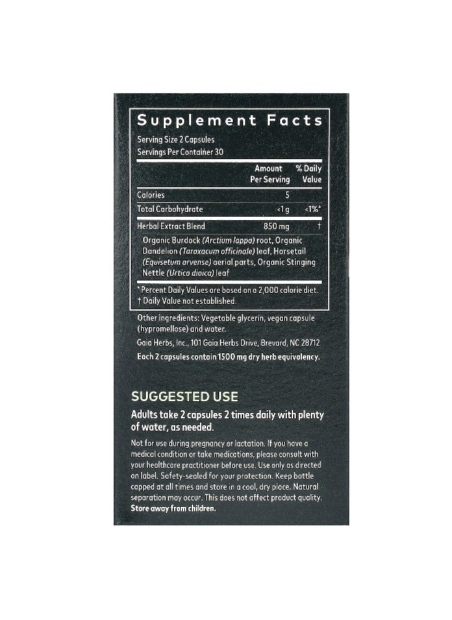 Gaia Herbs, Women, Bloat Support, Period, 60 Vegan Liquid Phyto-Caps