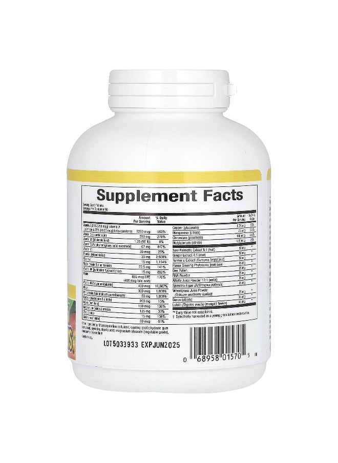 Natural Factors, Men's MultiStart, Vitamin A Day for Men, 120 Tablets