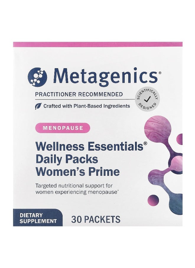 Metagenics, Wellness Essentials®, Daily Packs Women's Prime, 30 Packets