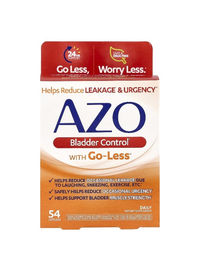 AZO, Bladder Control® , With Go-Less® , 54 Capsules