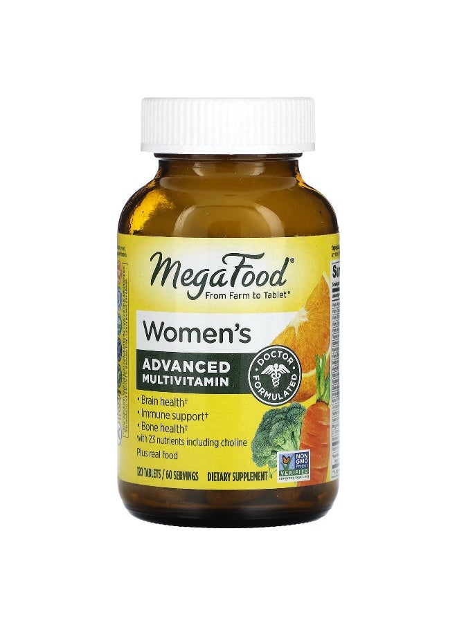 MegaFood, Women's Advanced Multivitamin, 120 Tablets