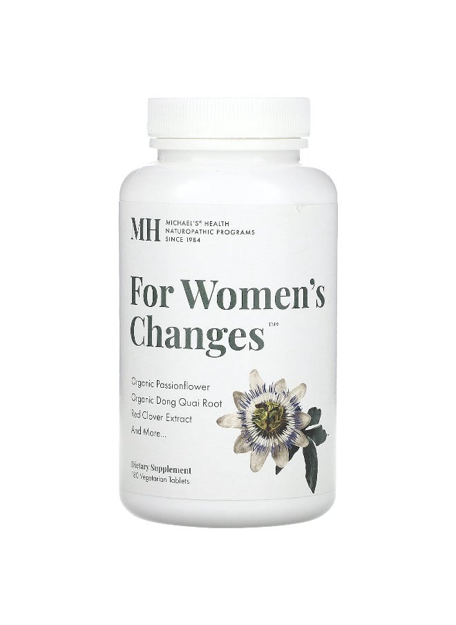 Michael's Naturopathic, For Women's Changes, 180 Vegetarian Tablets