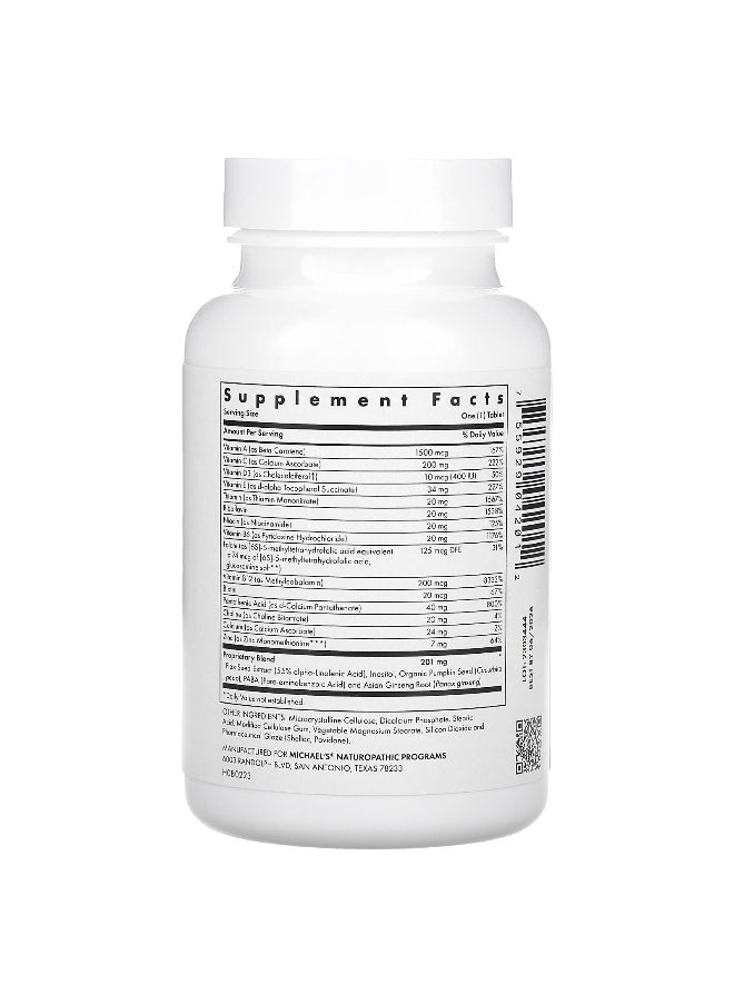 Michael's Naturopathic, Pre-Teen Boys Multivitamin, 60 Vegetarian Tablets