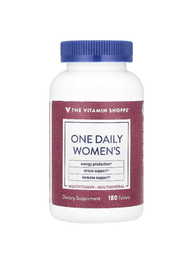The Vitamin Shoppe, One Daily Women's, Multivitamin & Multimineral, 180 Tablets