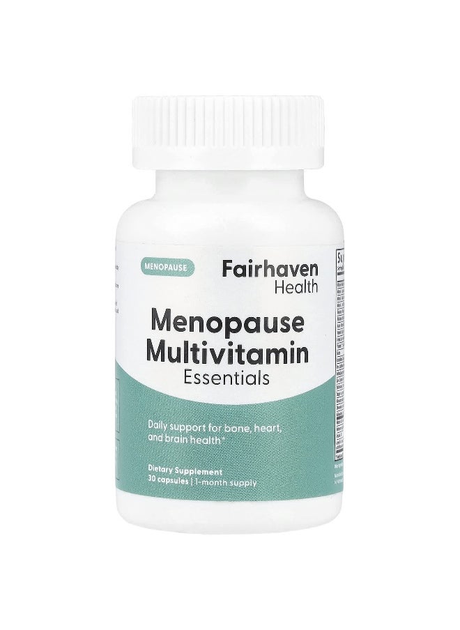 Fairhaven Health, Menopause Multivitamin Essentials , 30 Capsules