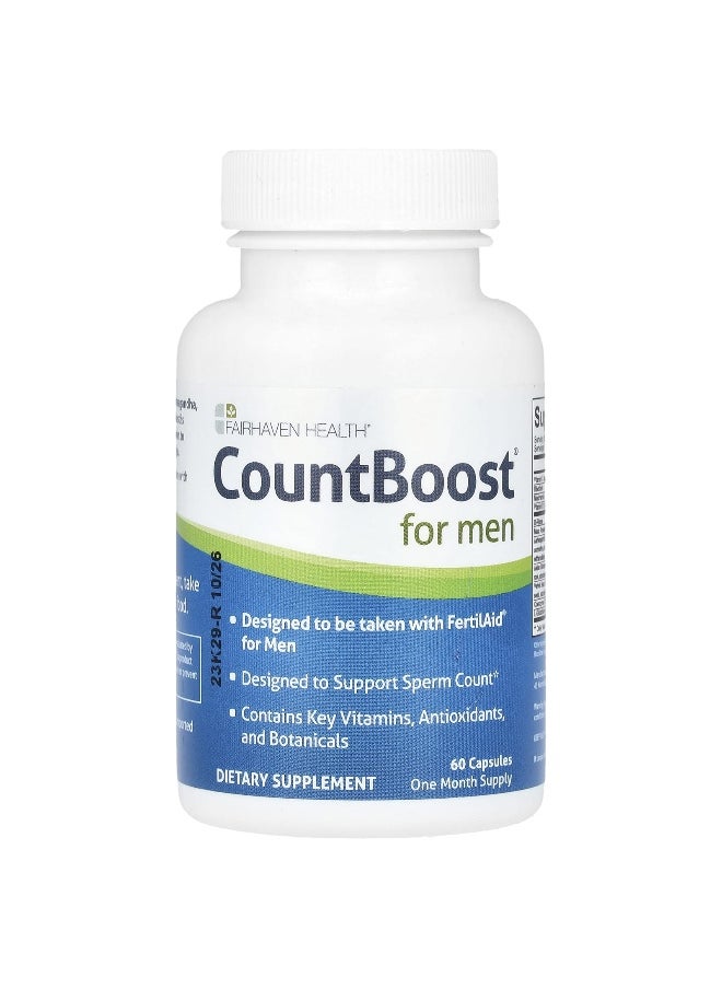 Fairhaven Health, CountBoost® for Men, 60 Capsules