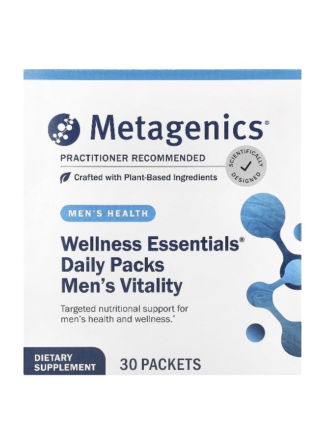 Metagenics, Wellness Essentials® Daily Packs Men's Vitality, 30 Packets