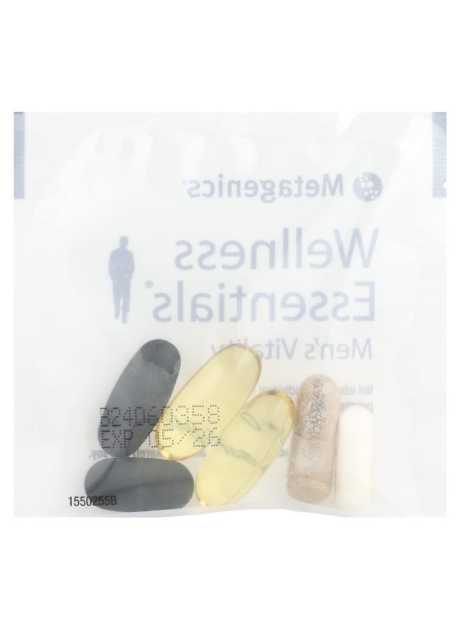 Metagenics, Wellness Essentials® Daily Packs Men's Vitality, 30 Packets