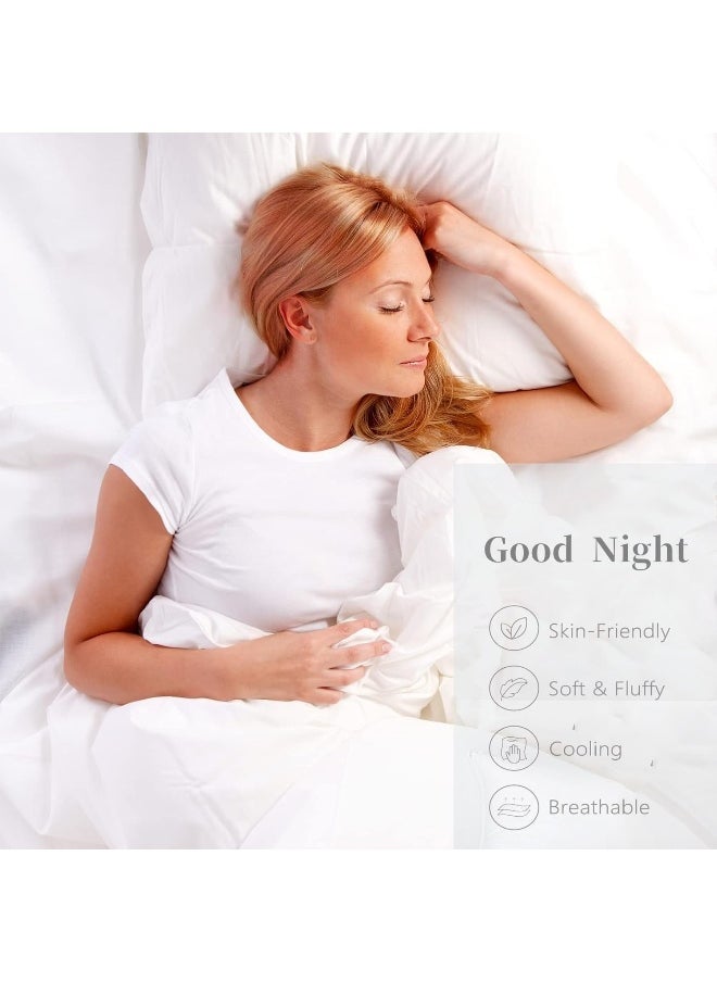 JUWENIN, Bed Sheets Set Luxury Quality Wrinkle and Fade-Microfiber Sheet Sets