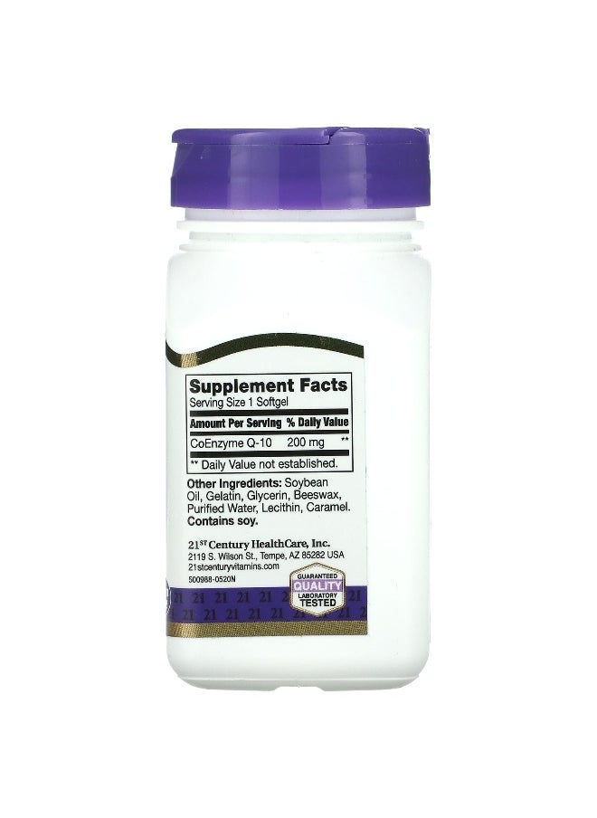 21st Century, Liquid Filled CoQ-10, 200 mg, 90 Rapid Release Softgels