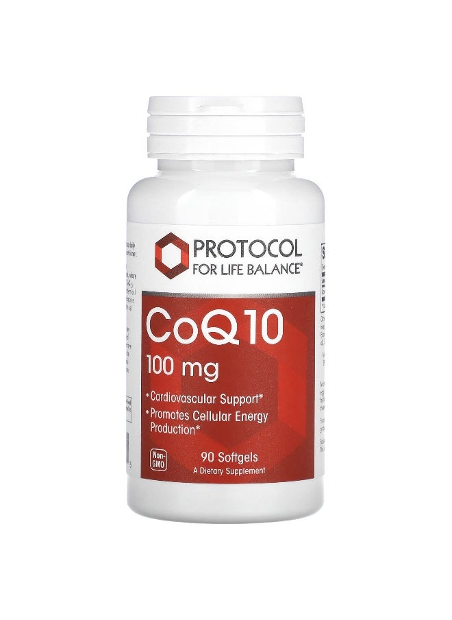 Protocol for Life Balance, CoQ10, 100 mg, 90 Softgels