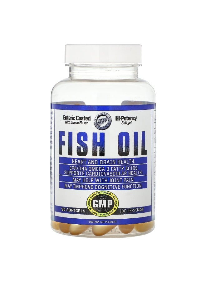 Hi Tech Pharmaceuticals, Fish Oil, Lemon, 690 mg, 90 Softgels
