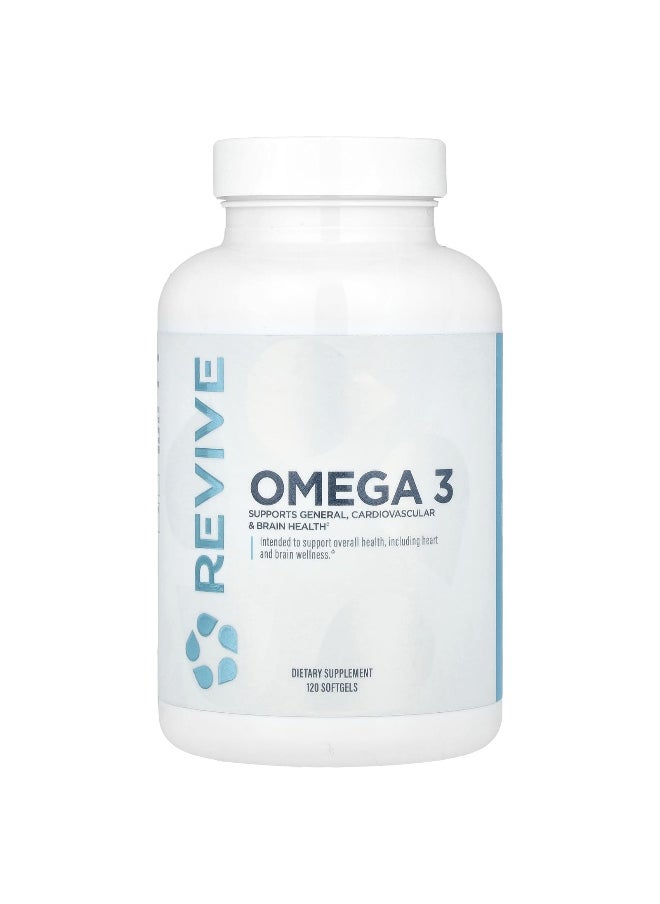 Revive, Omega 3, 120 Softgels