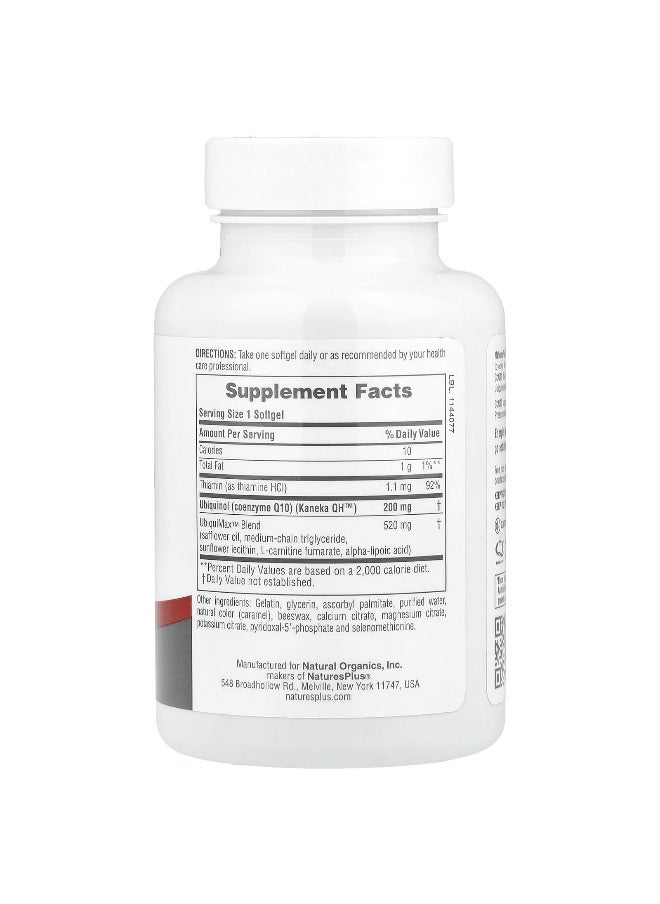 NaturesPlus, Beyond CoQ10, 200 mg, 30 Softgels