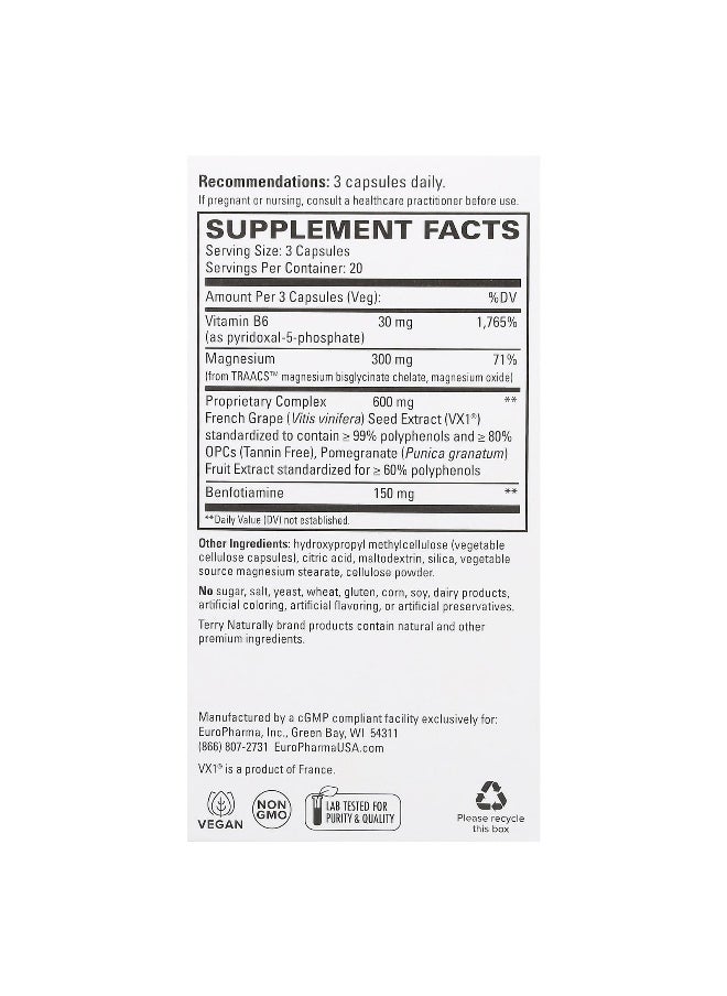 Terry Naturally, Clinical OPC, Heart, 60 Capsules