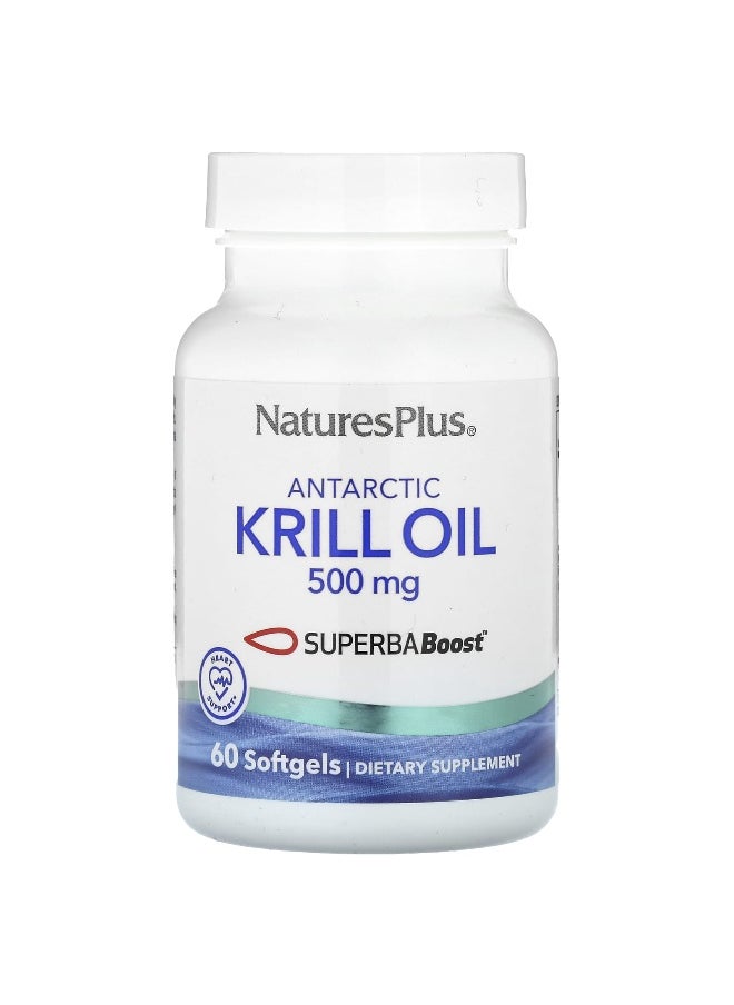 NaturesPlus, Antarctic Krill Oil, 500 mg, 60 Softgels