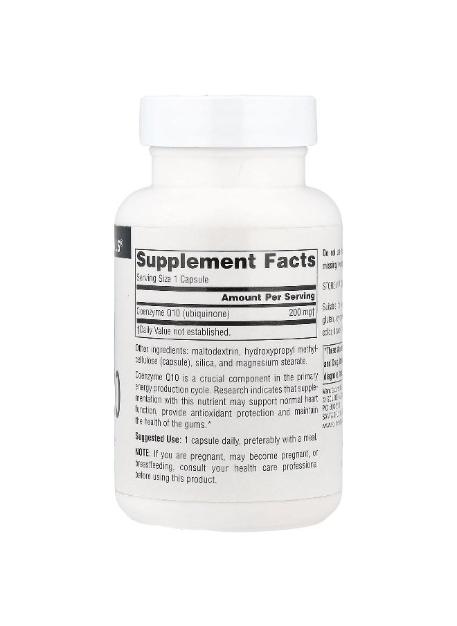 Source Naturals, Coenzyme Q10, 200 mg, 60 Capsules