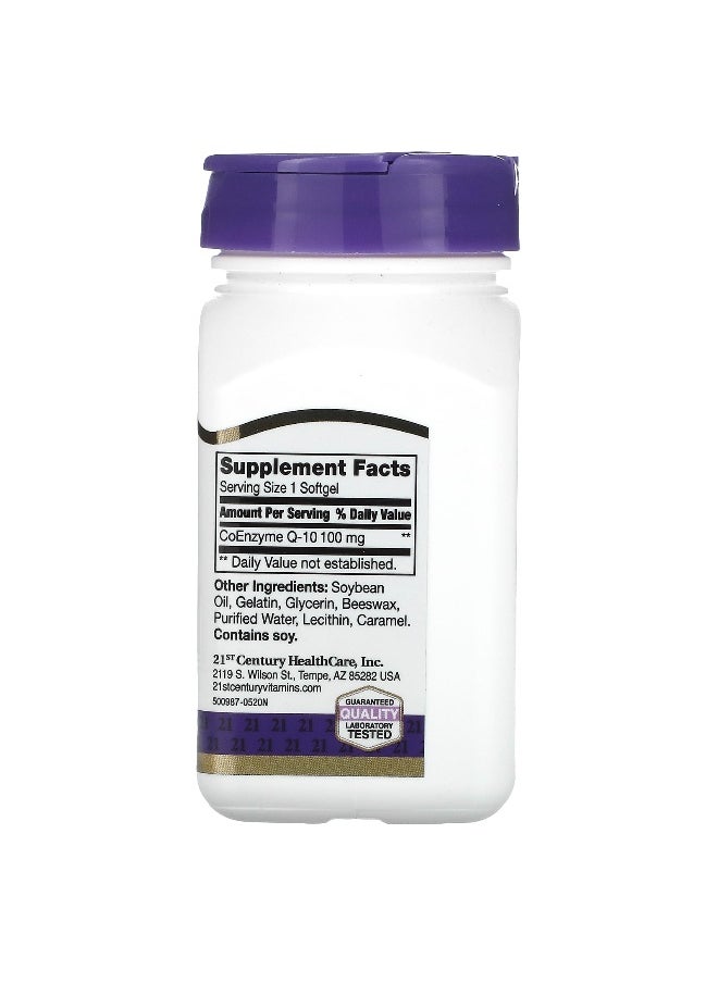 21st Century, Liquid Filled CoQ-10, 100 mg, 90 Rapid Release Softgels