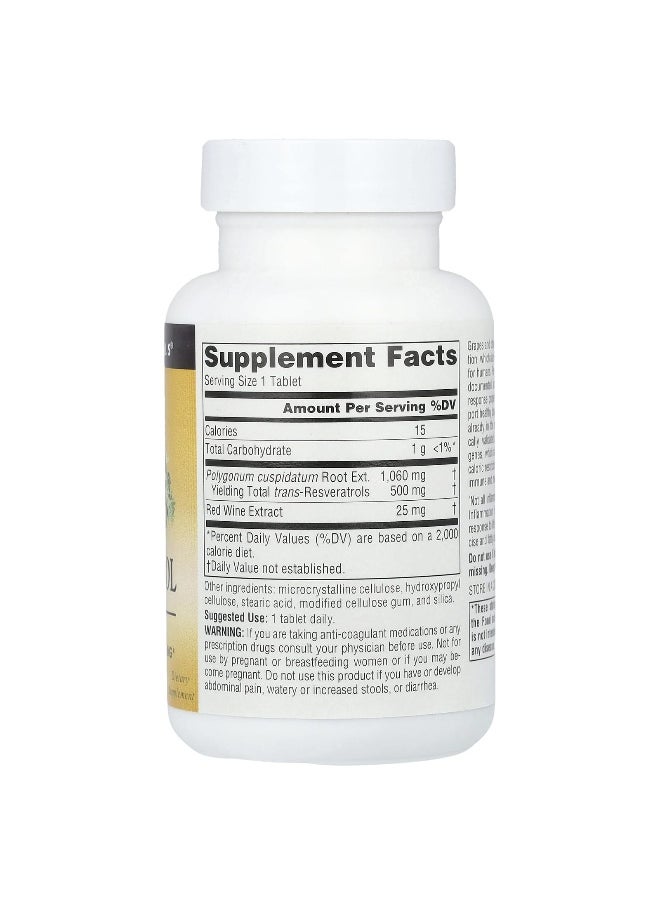 Source Naturals, Resveratrol 500™, 500 mg, 30 Tablets