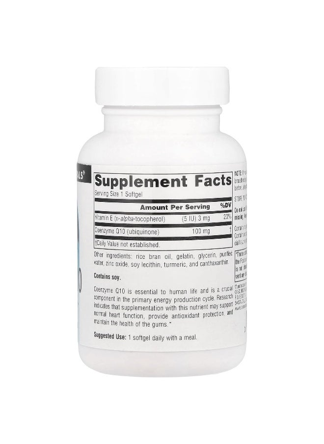 Source Naturals, Coenzyme Q10, 100 mg, 90 Softgels