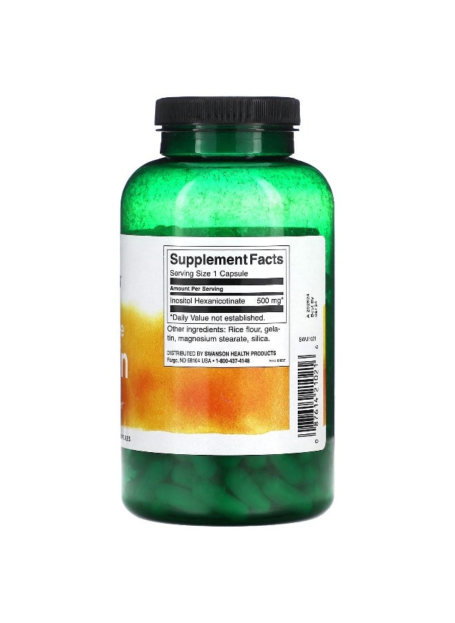 Swanson, Flush Free Niacin, 500 mg, 240 Capsules