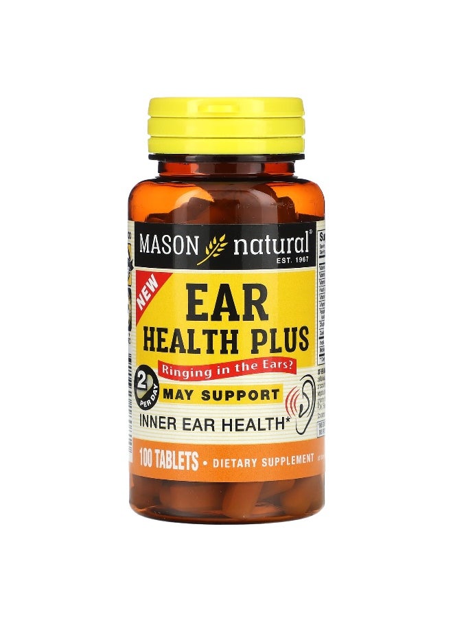 Mason Natural, Ear Health Plus, 100 Tablets