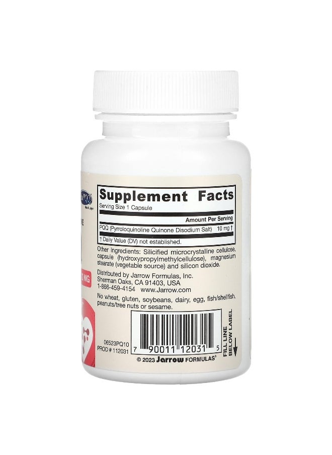 Jarrow Formulas, PQQ, 10 mg, 30 Veggie Capsules