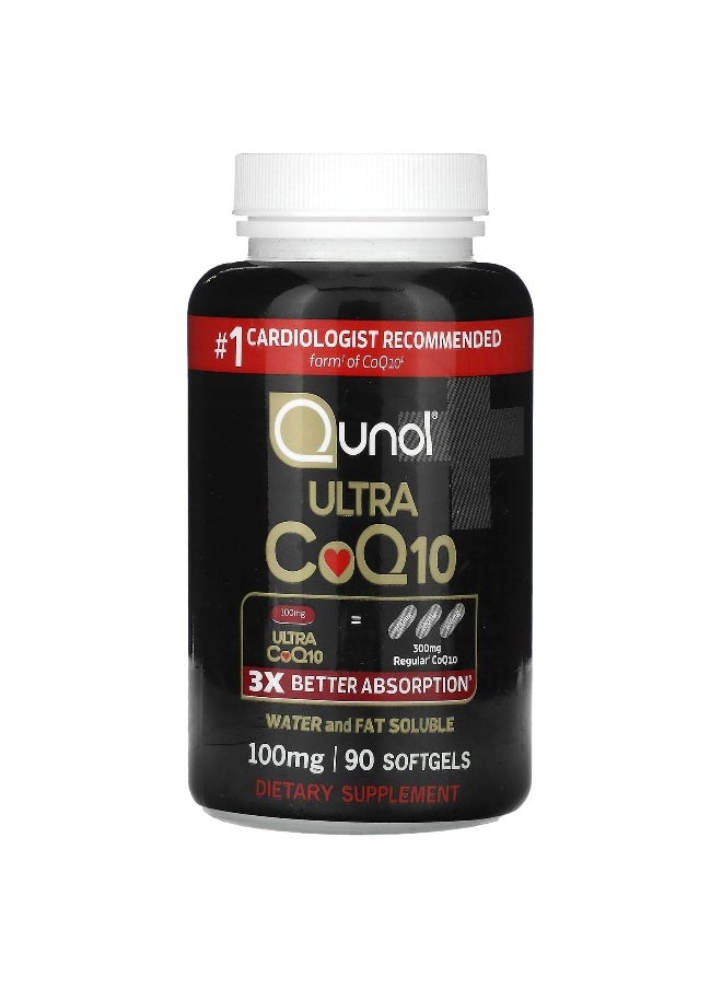 Qunol, Ultra CoQ10, 100 mg, 90 Softgels