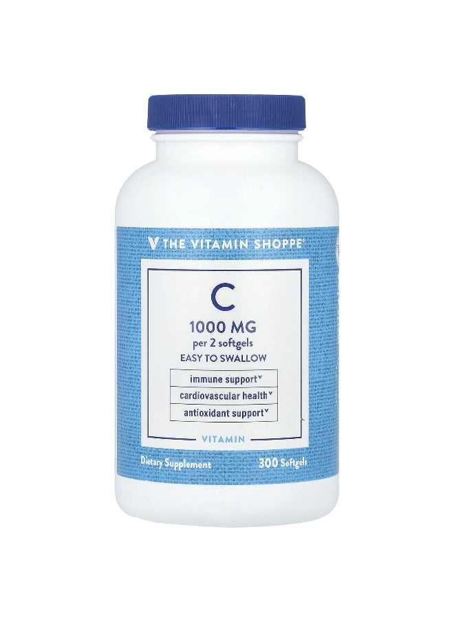 The Vitamin Shoppe, Vitamin C, 300 Softgels