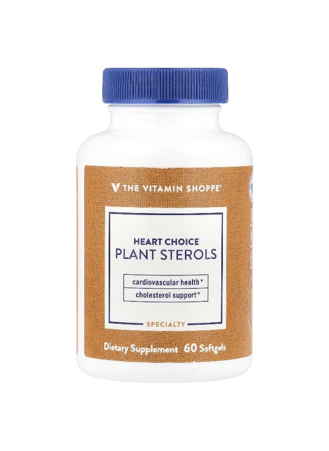 The Vitamin Shoppe, Heart Choice Plant Sterols, 60 Softgels
