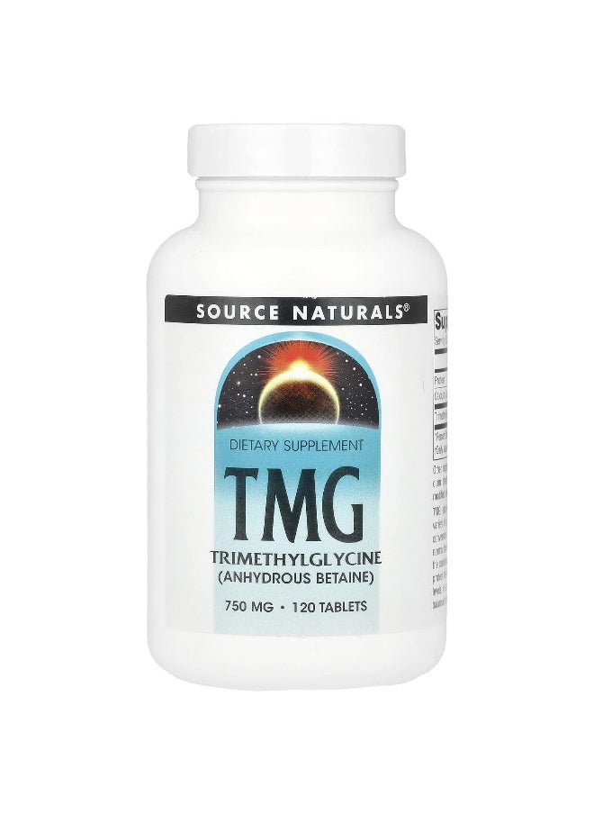 Source Naturals, TMG, 750 mg, 120 Tablets