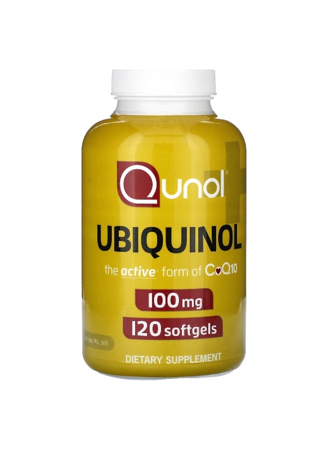 Qunol, Ubiqunol, 100 mg, 120 Softgels